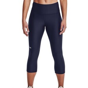 Under Armour Heat Gear Athletic Fit Leggings - NWOT Heat Gear Navy Blue Size XS